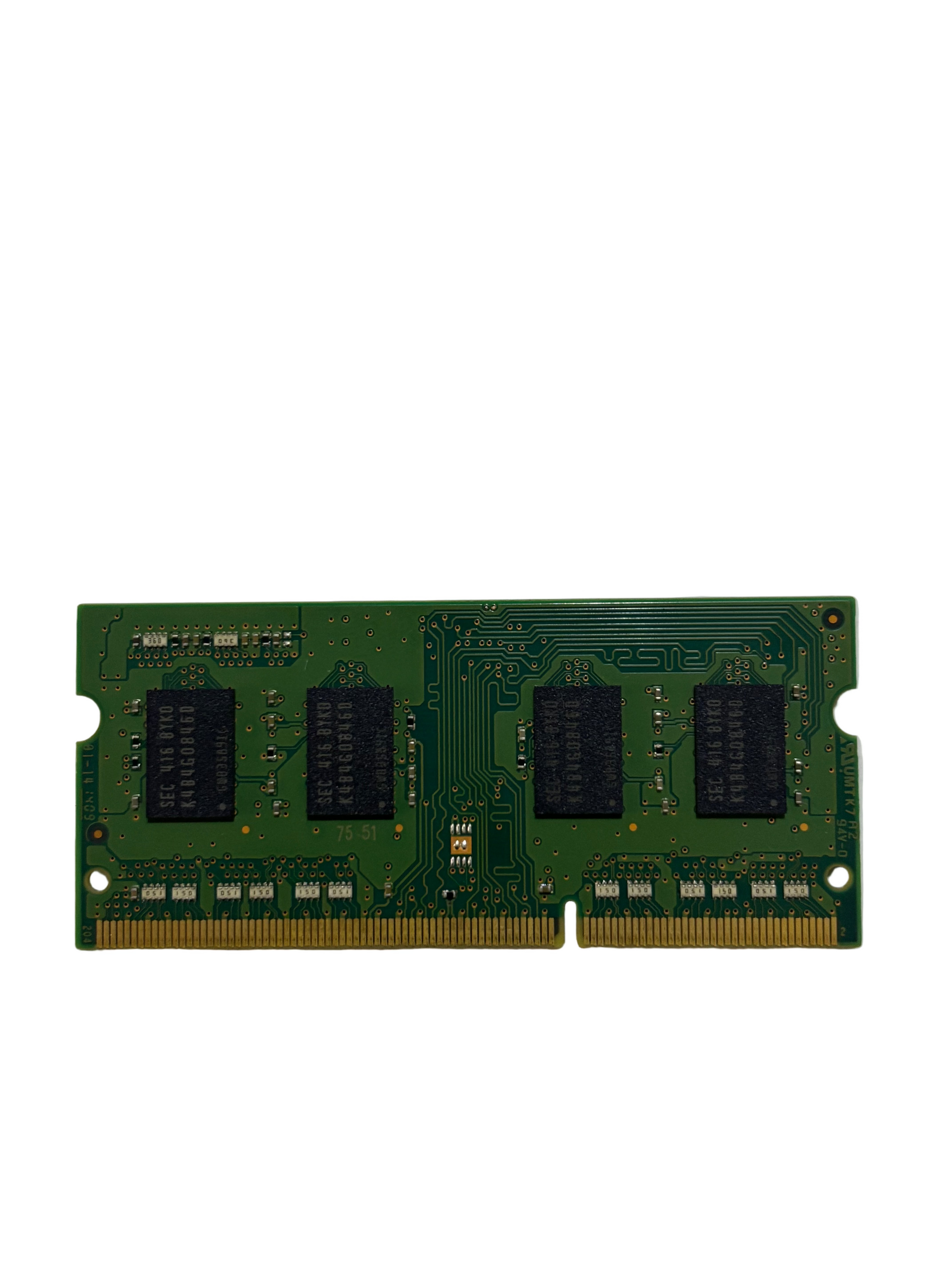 Samsung 4GB DDR3L SODIMM 1Rx8 PC3L-12800S Dell/Hp laptop memory module RAM) M471B5173DBO-YKO
