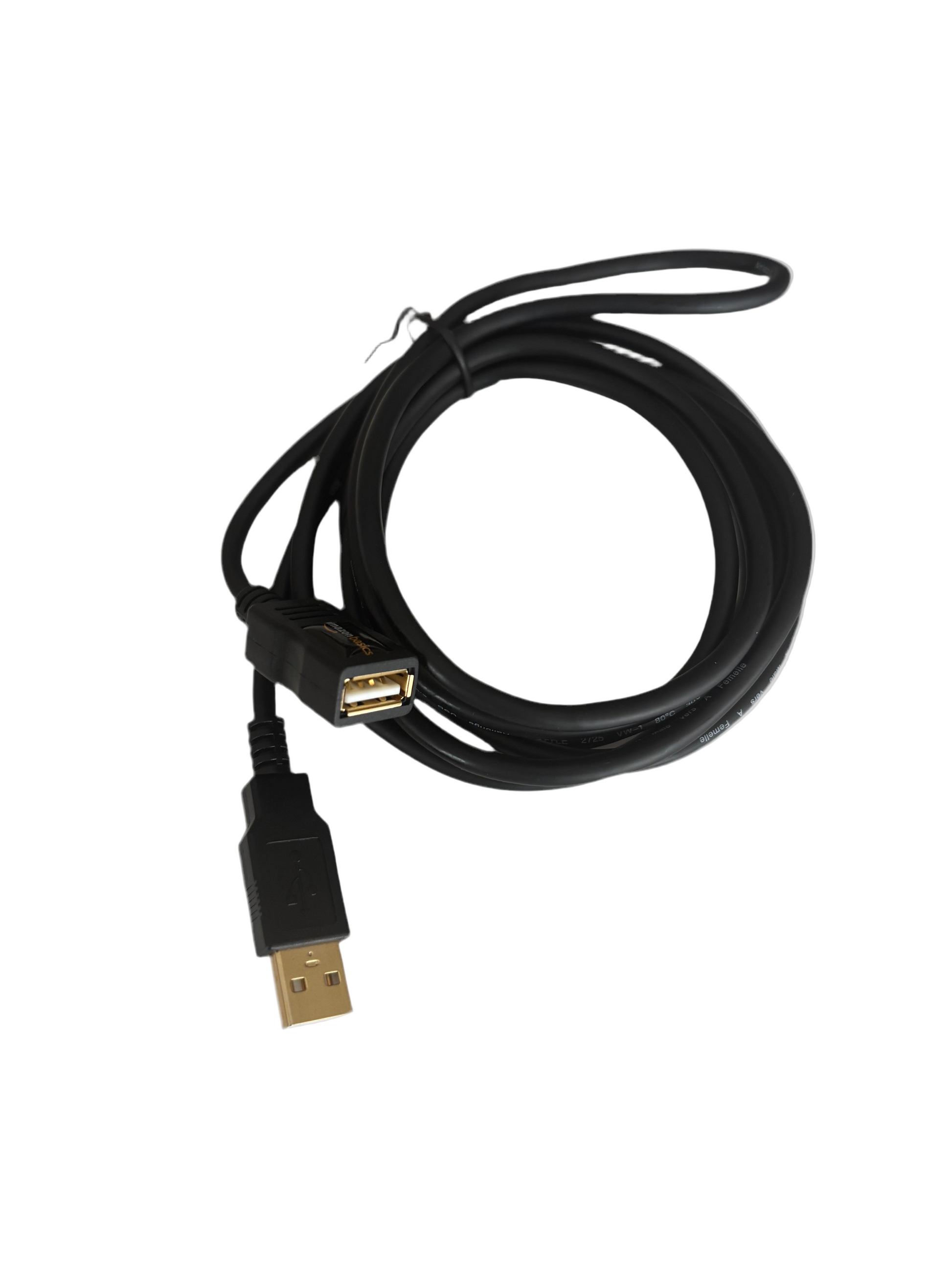 USB Type A Male to Female 6ft Extension Cable - High-Speed Data Transfer