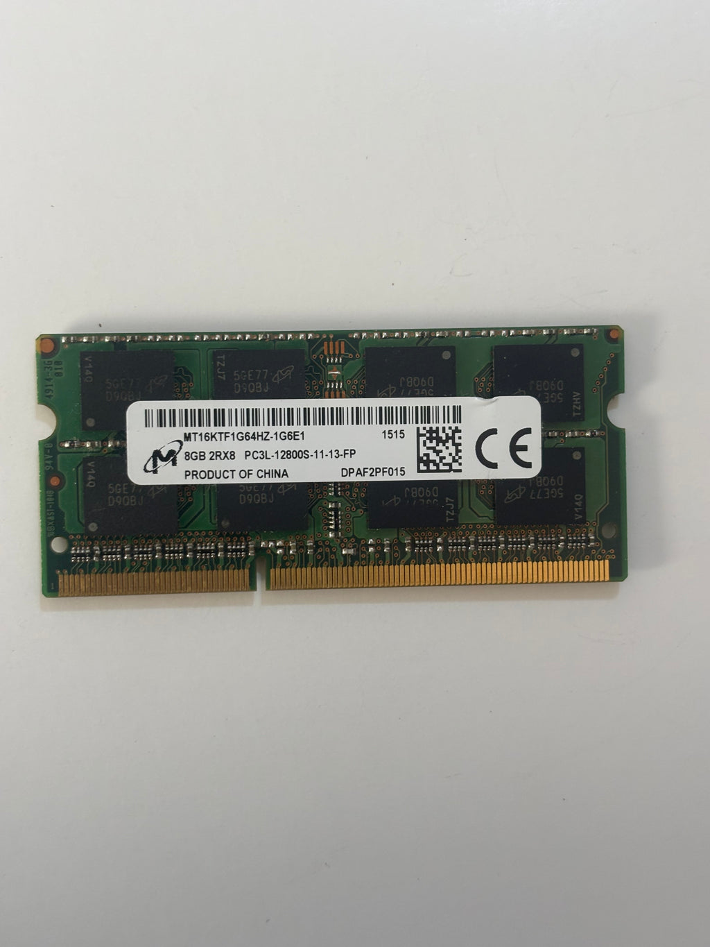 8GB DDR3-PC3L -12800s micron memory Ram (2Rx8)