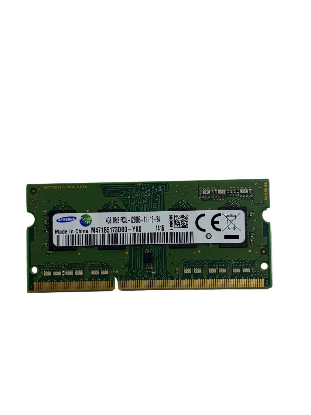 Samsung 4GB DDR3L 1Rx8 PC3L-12800S-11-12-B4 Laptop memory modules M471B5173DB0-YK0 RAM