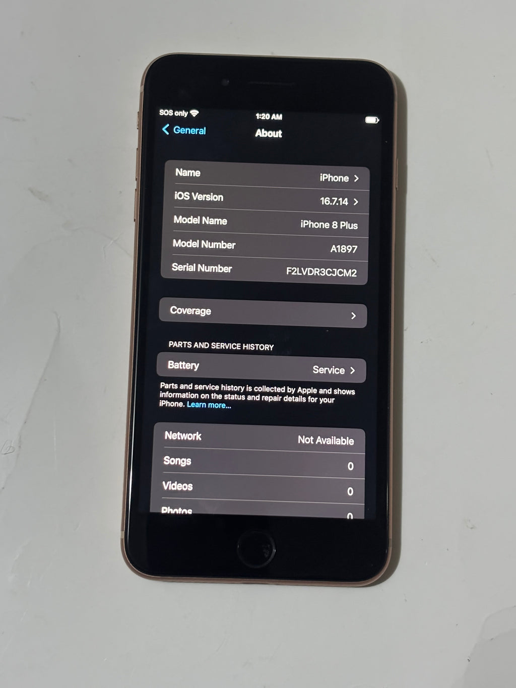 iPhone 8plus 64GB ( unlocked ) A1897