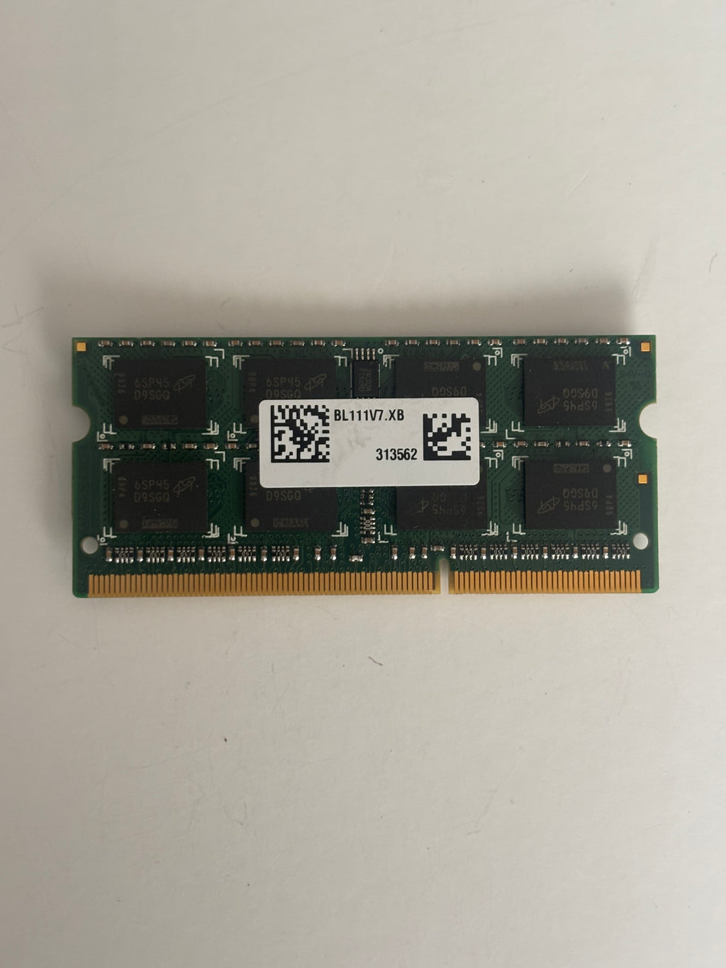 8GB DDR3- PC3L 1600 Crucial SODIMM Memory Ram (2Rx8)