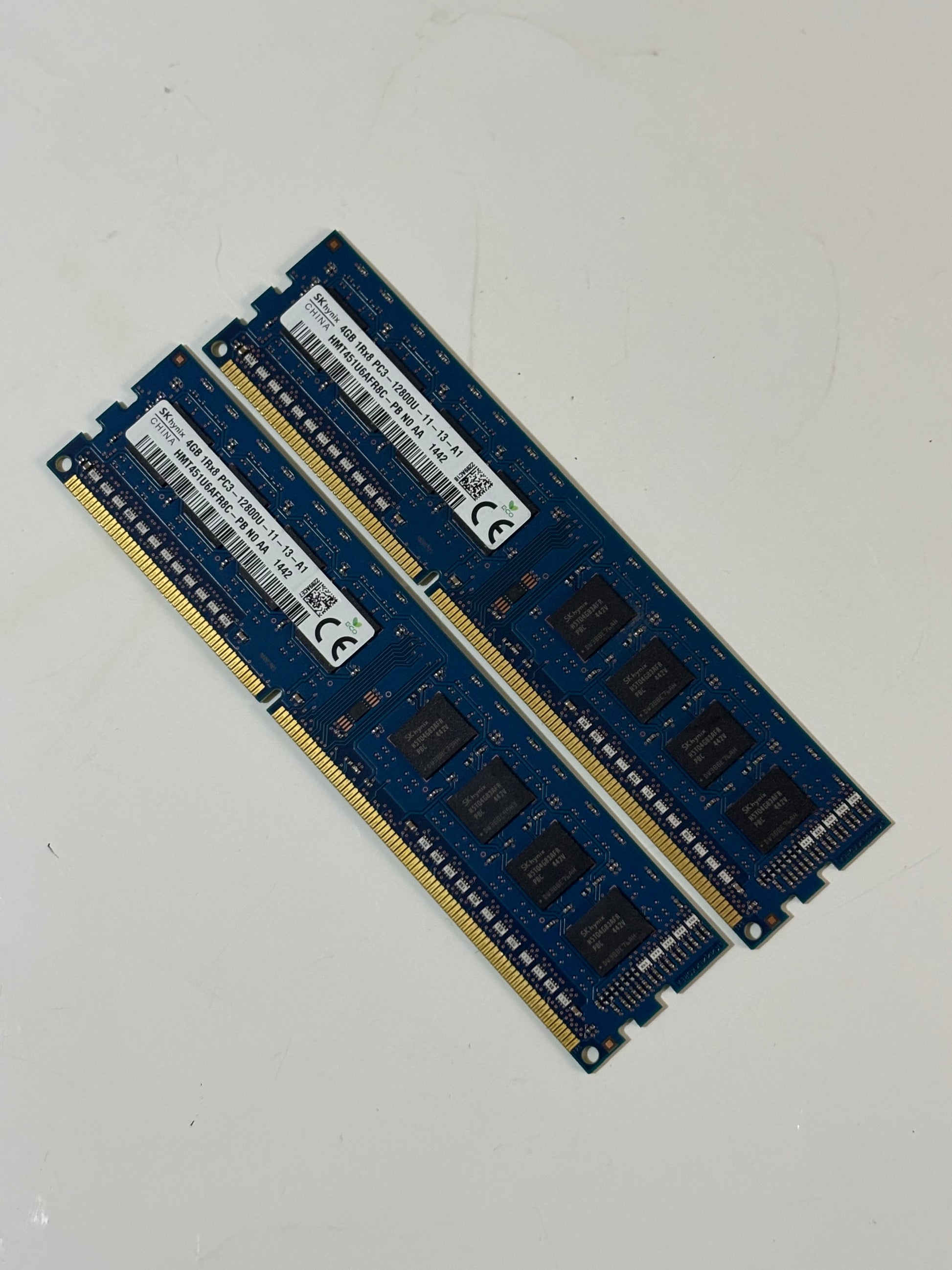 8GB DDR3 DIMM Desktop RAM-PC3-12800U (2x4GB) SK Hynix