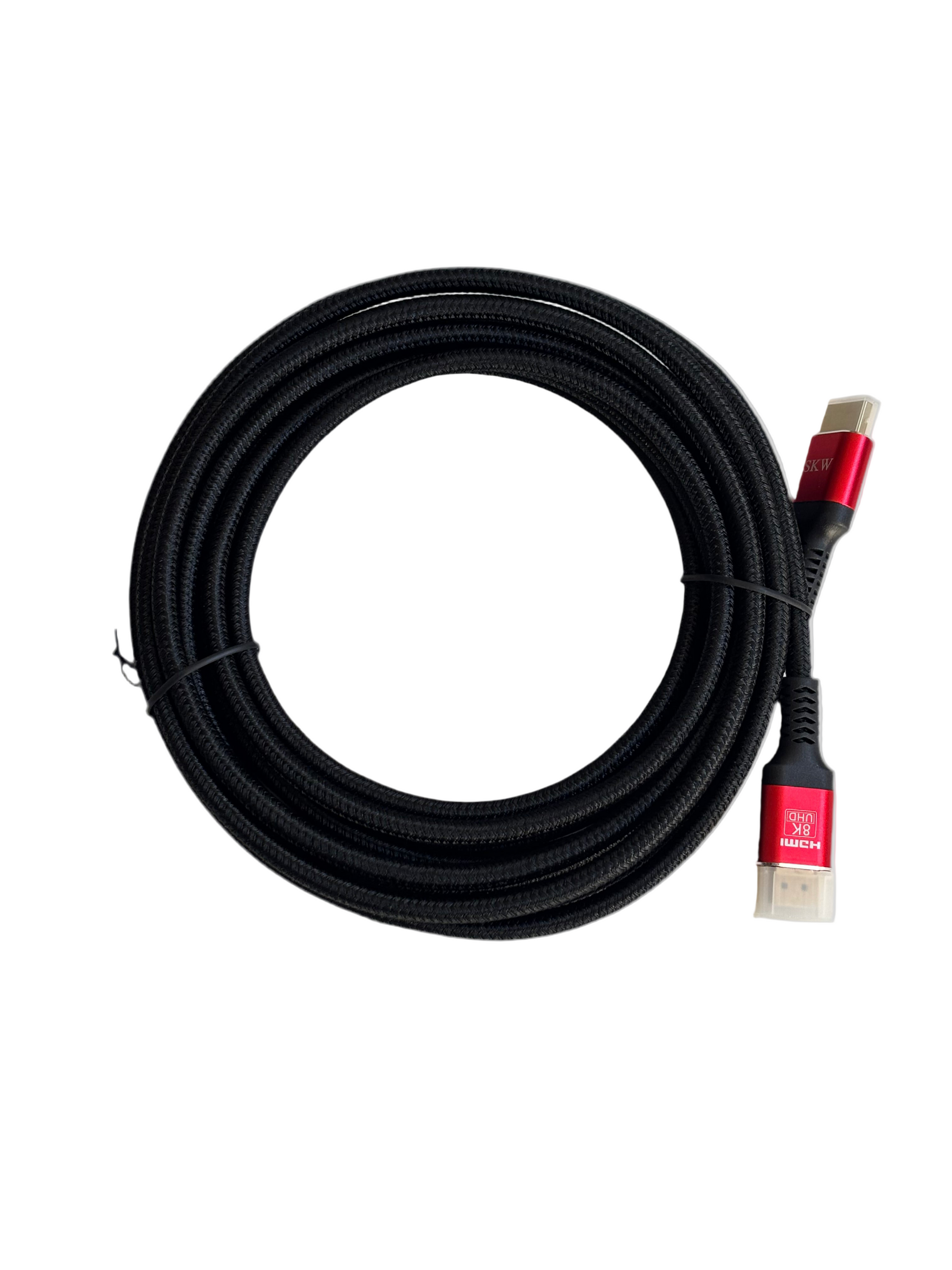 HDMI Cable 16ft 8K UHD Braided High Speed Premium Cable