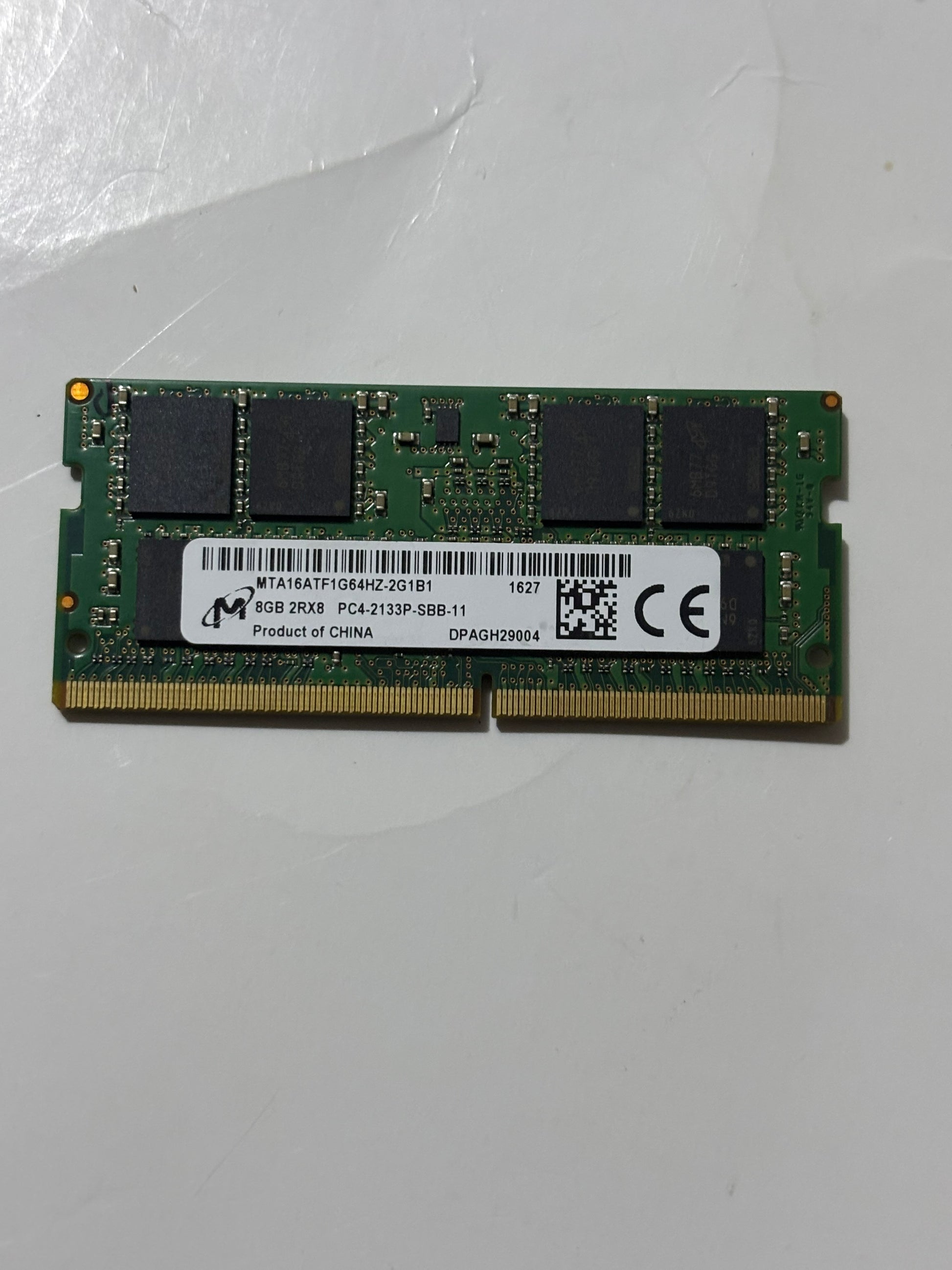 8GB RAM DDR4-PC4-2133p ( SODIMM Micron )