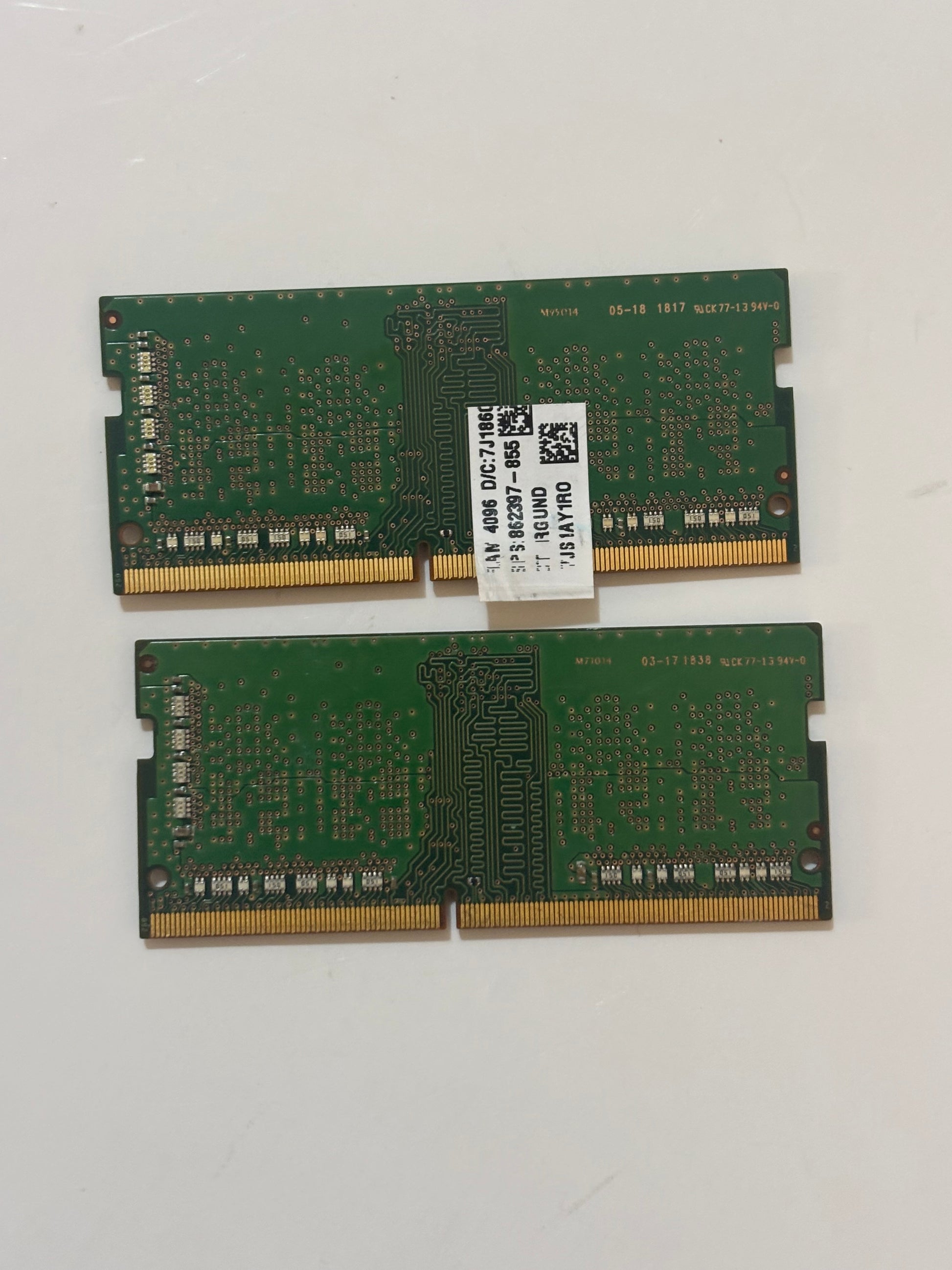 8GB DDR4 RAM-PC4-2666V / Samsung ( 2x4GB ) SODIMM