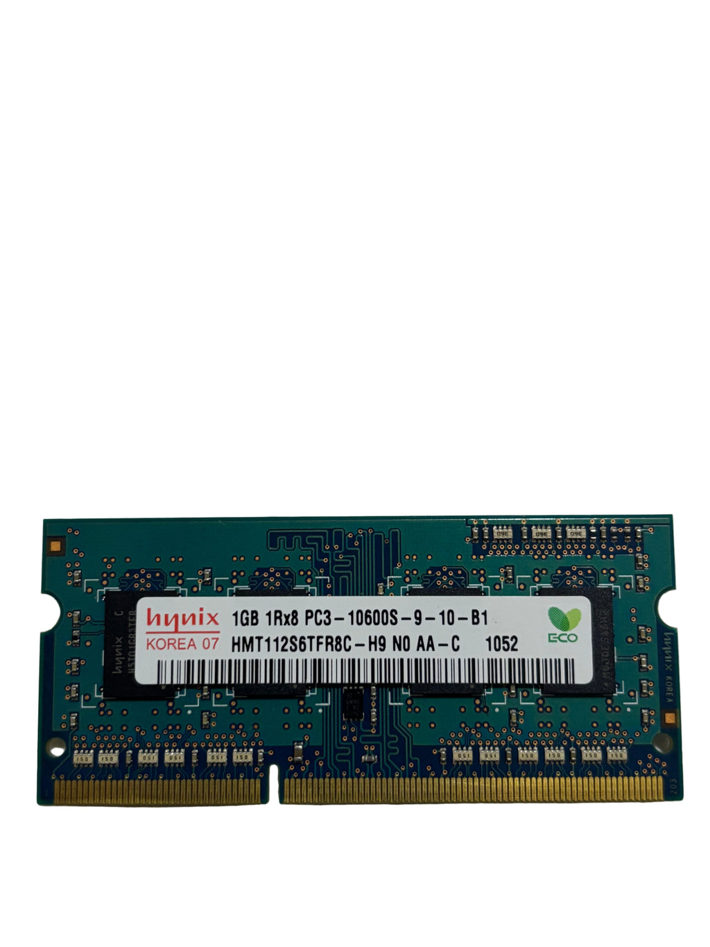 Hynix 1GB DDR3 laptop RAM module HMT112S6TFR8C-H9 1Rx8 PC3 memory