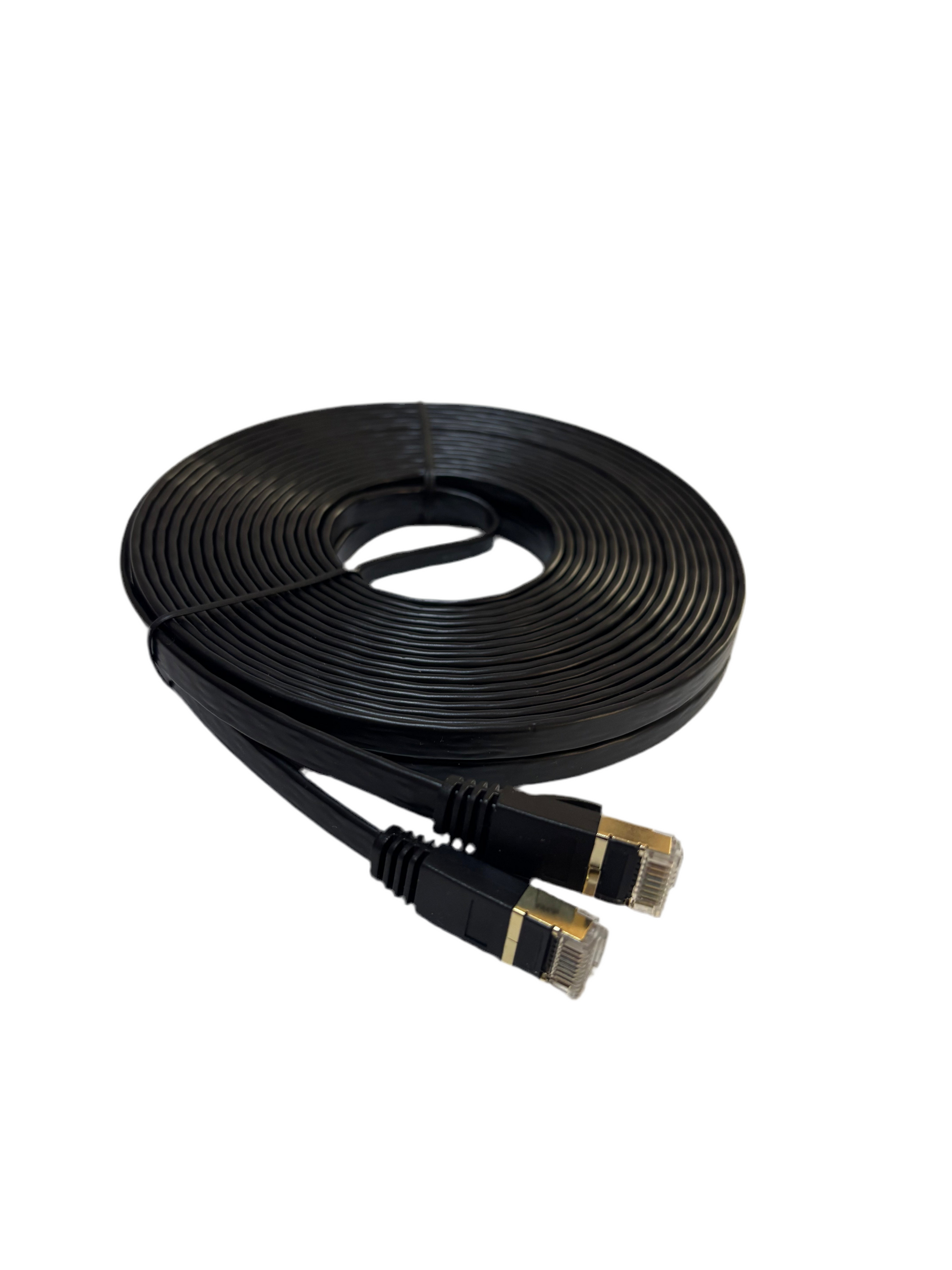 Cat7 Ethernet Cable 32.5ft - 10Gbps Flat Network Cable for Gaming & Streaming