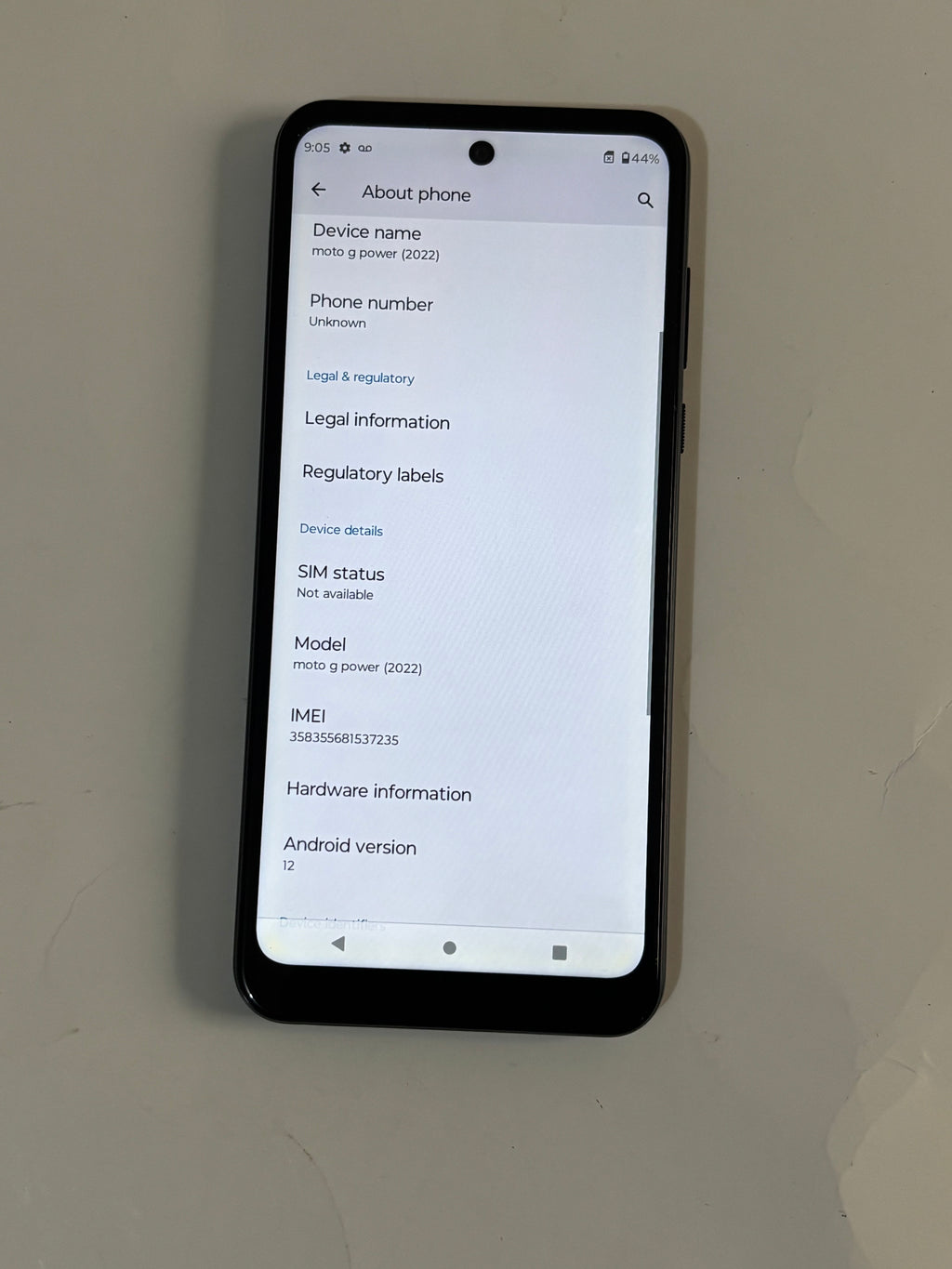 Moto g power 2022 64GB Android Phone (unlocked)