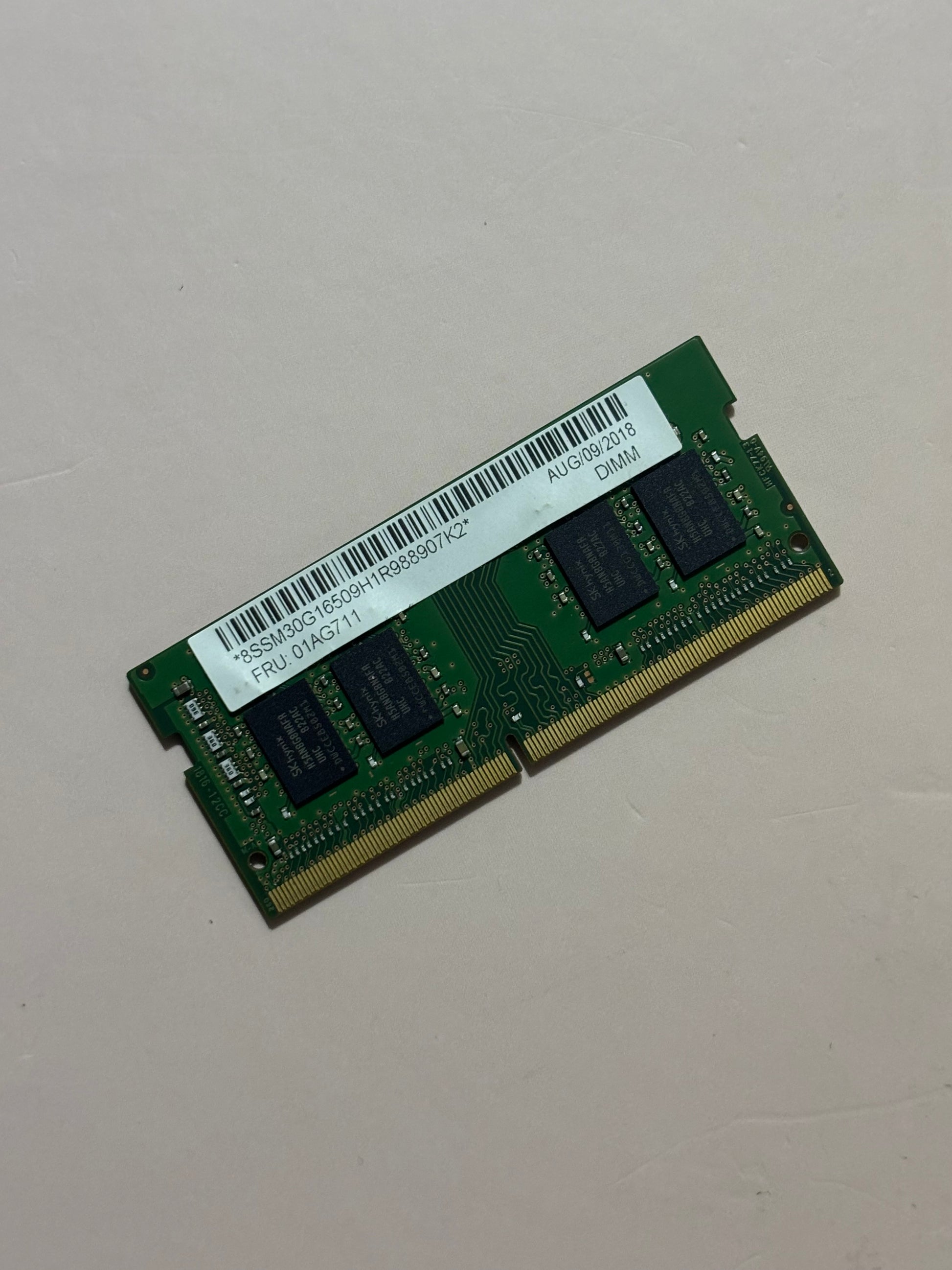 8GB DDR4 RAM - PC4-2400T SODIMM (SK Hynix