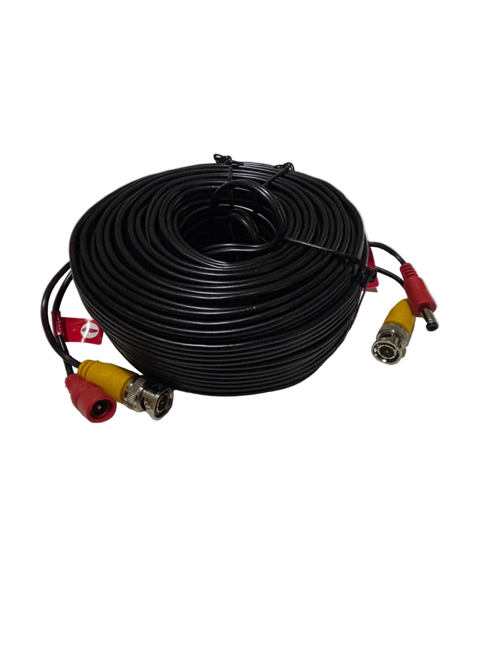 60ft CCTV BNC + DC Cable - Professional Security Camera Extension