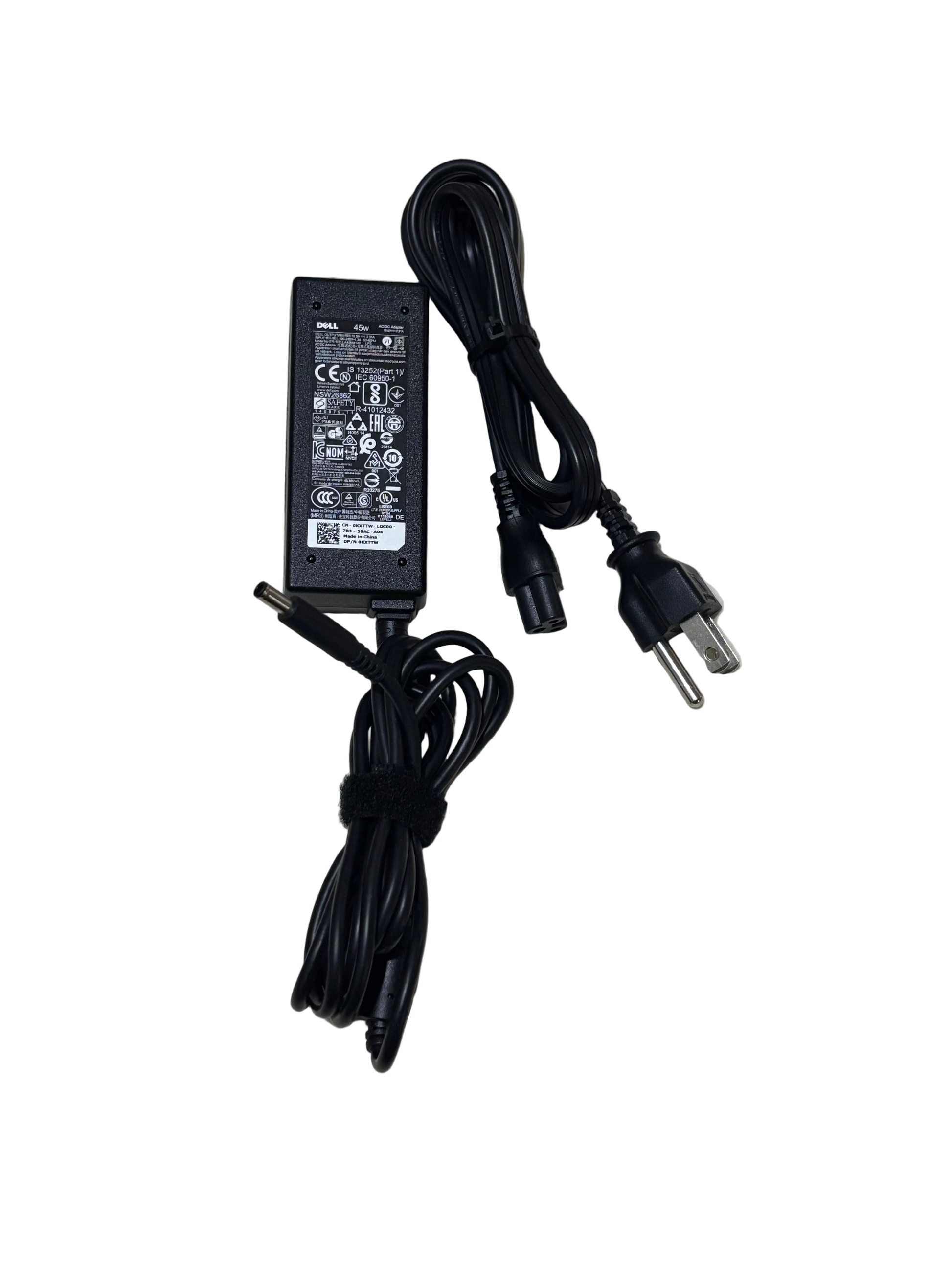 Dell LA45NM140 45W AC Adapter – Genuine 19.5V Charger with Power Cord