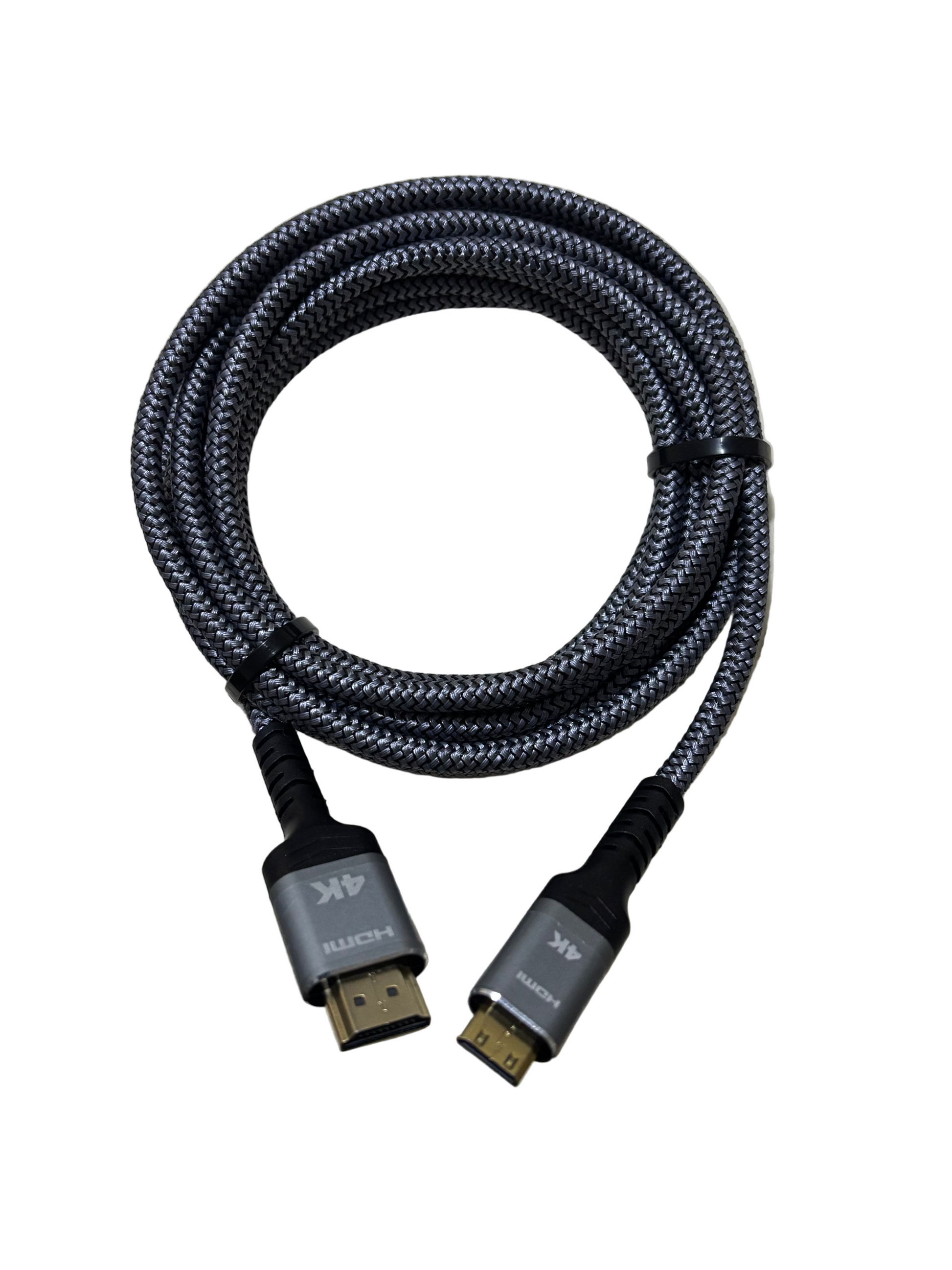 Mini HDMI to HDMI Cable 10Ft,Braided 4k