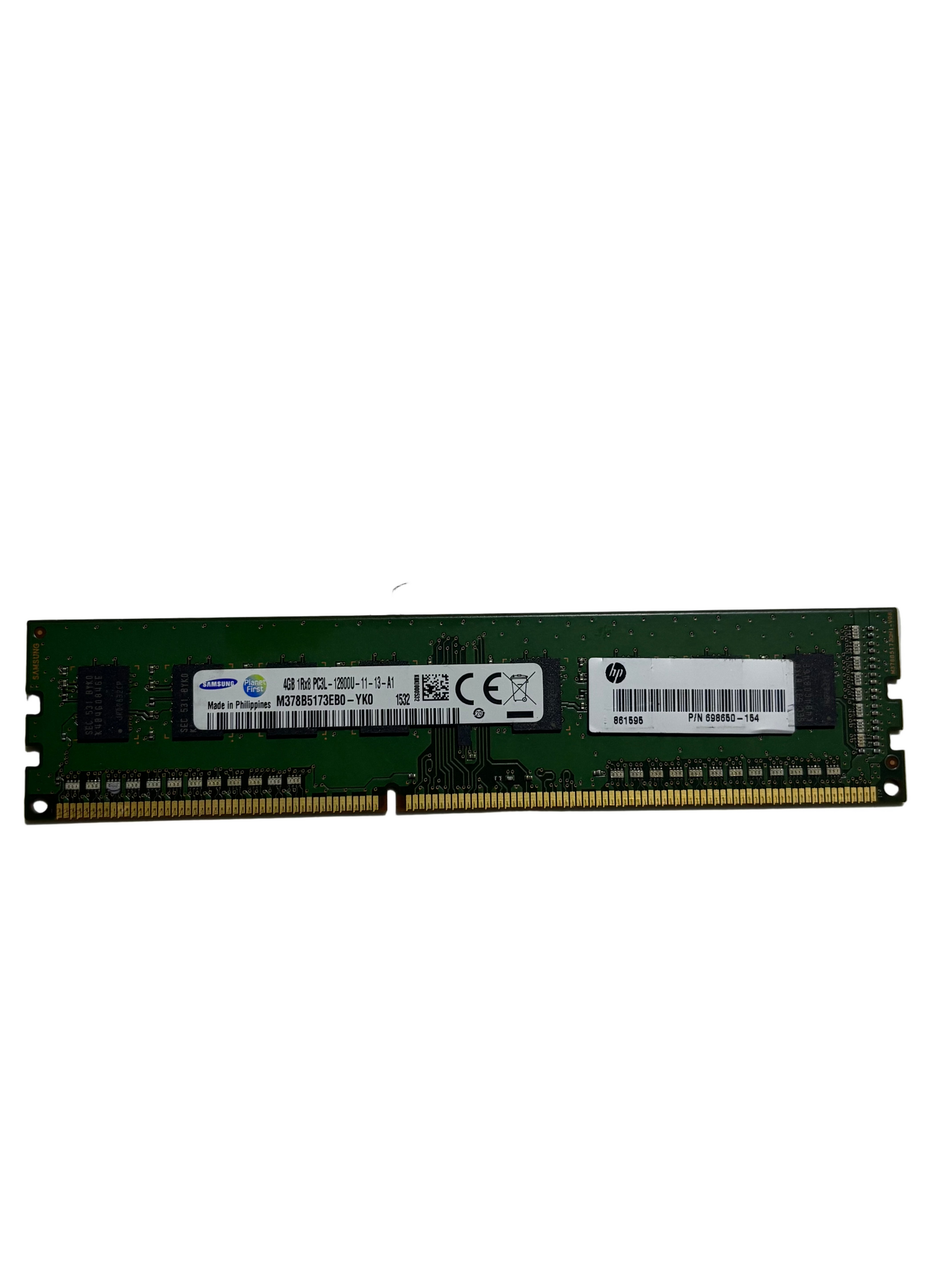 Samsung M378B5173EB0-YK0, RAM 4GB DDR3L 1600 MHz (PC3L-12800U) desktop memory module