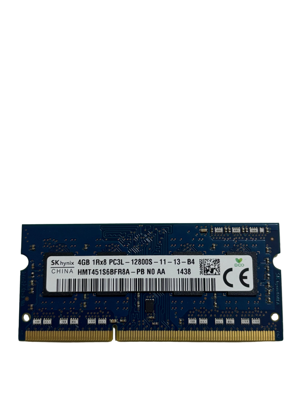 SKhynix 4GB 1Rx8 PC3L-12800S-11-13-B4 SO-DIMM, SO-DIMM laptops Memory 
HMT451S6BFR8A-PB NO AA 1438
100